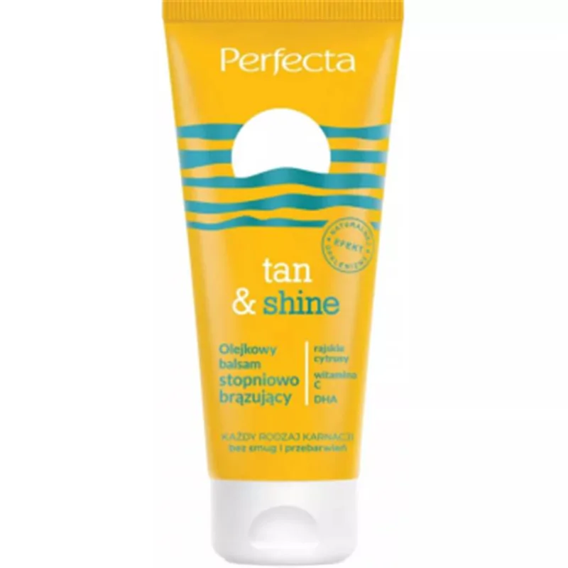 Perfecta Sunny Tan&Shine krem rozświetlający stopniowo brązujący 200ml