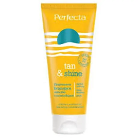 Perfecta Sunny Tan&Shine mleczko brązująco-rozświetlajace Express 200ml