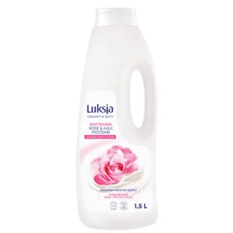 Luksja Creamy & Soft kremowy płyn do kąpieli róża i proteiny mleka 1500ml