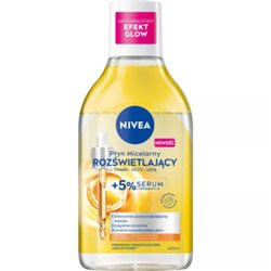 Nivea płyn micelarny rozświetlający 5% serum 400ml