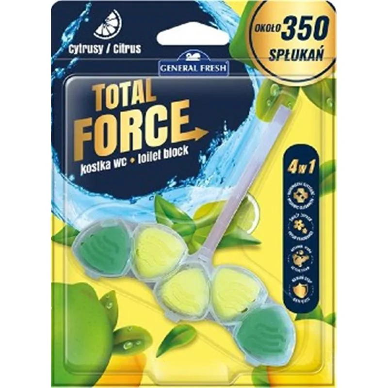 General Fresh WC kostka general Total Force cytryna 40g