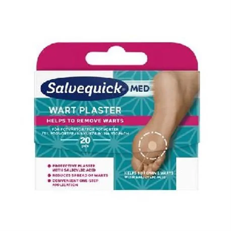 Salvequick Wart Plaster na kurzajki 20szt