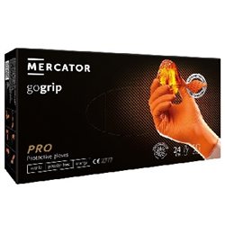 Rękawice nitrylowe Mercartor Gogrip Orange L 50szt