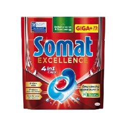 Somat Giga+ Excellence 4in1 tabletki do zmywarki 75szt