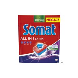 Somat XL All in One Extra tabletki do zmywarki 75szt