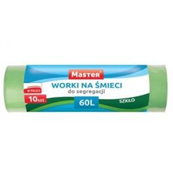 Worki na śmieci Master zielone 60l 10szt