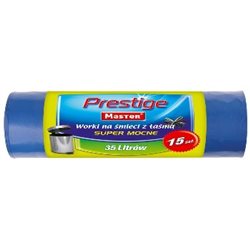 Worki na śmieci Master LD Prestige z taśmą 35l 15szt