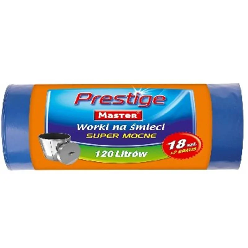 Worki na śmieci Master LD Prestige 120l 18+2szt gratis