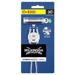 Wilkinson wkłady + maszynka Essentials 3 hybrid 4+1