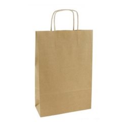 Torba papierowa z uchwytem IKA brązowa 32x17x42