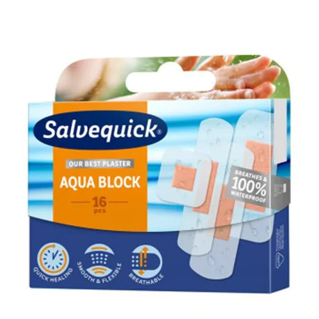 Salvequick plastry Aqua Blok 16szt