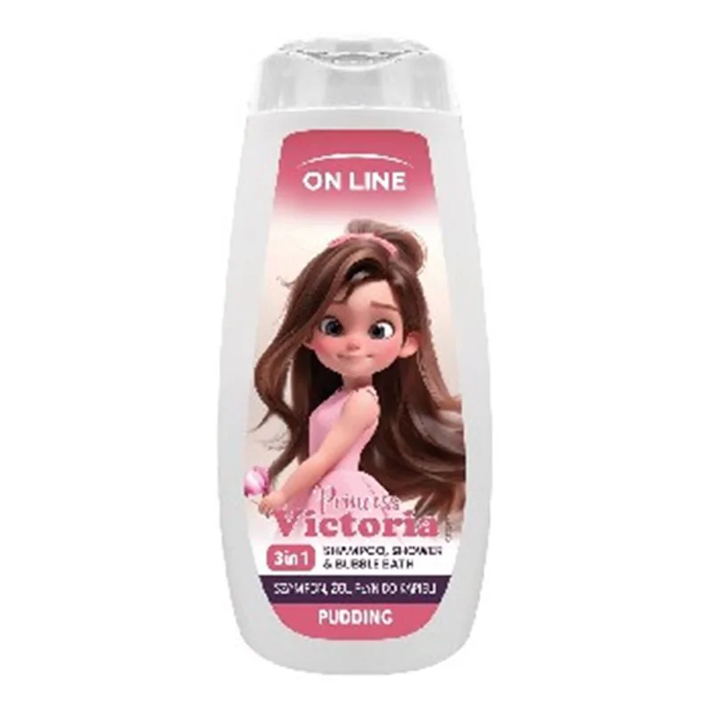 On Line szampon, żel i płyn 3w1 Princess Victoria 400ml