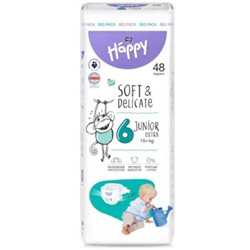 Bella Happy pieluszki 6 Junior Extra 15+ kg 48szt