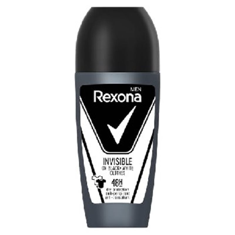 Rexona Men antyperspirant roll-on Core Invisible on black & white clothes 50ml