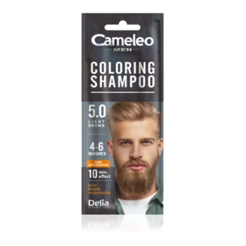 Cameleo Men szampon kolor 5.0 jasny brąz saszetka 15ml