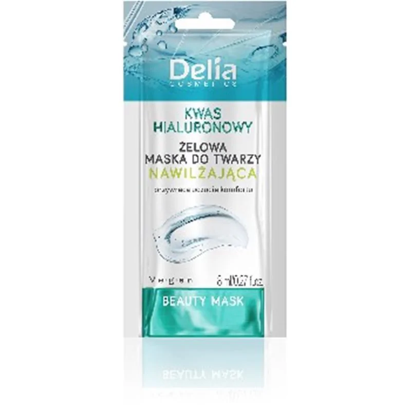 Delia Beauty Mask Maseczka do twarzy Hyaluroic Acid żelowa saszetka 8ml