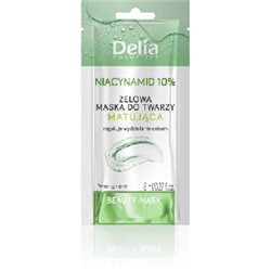 Delia Beauty Mask Maseczka do twarzy Niacynamid 10% żelowa saszetka 8ml
