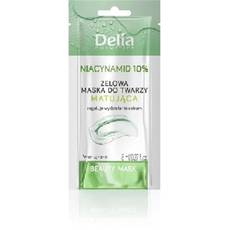 Delia Beauty Mask Maseczka do twarzy Niacynamid 10% żelowa saszetka 8ml