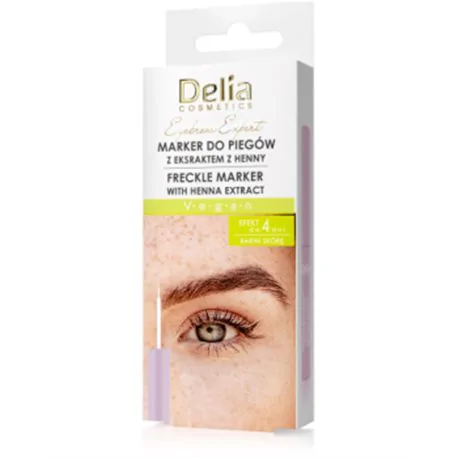 Delia Eyebrow Expert marker do piegów z ekstraktem z henny