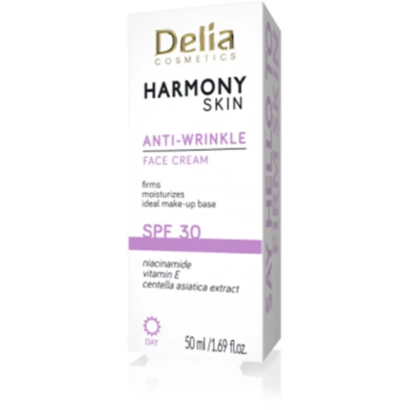 Delia Harmony Skin krem przeciwzmarszczkowy do twarzy SPF30 tuba 50ml