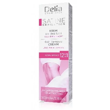 Delia Satine krem do depilacji Total Efect tuba 100ml