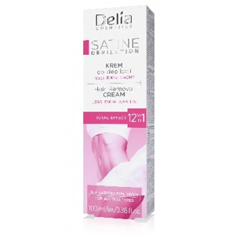 Delia Satine krem do depilacji Total Efect tuba 100ml