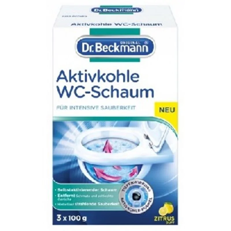 Dr.Beckmann piana czyszcząca do WC 3x100g