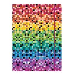 Happy Color teczka kartonowa z gumką Pixi Rainbow 24x31cm