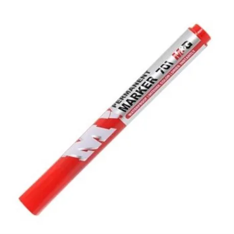 M&G marker permanentny 1-3mm czerowny