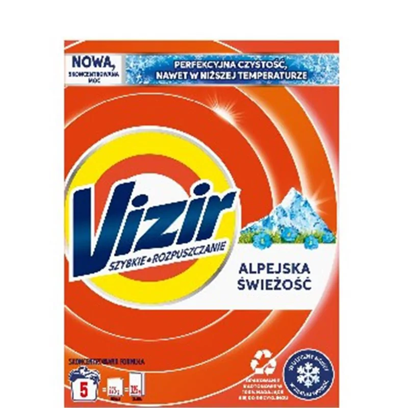 Vizir Proszek do prania Alpine Fresh 275g 5 prań