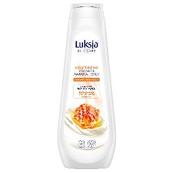 Luksja Silk Care Kremowy płyn do kąpieli Nawilżające Jogurt i Miód Manuka 900 ml