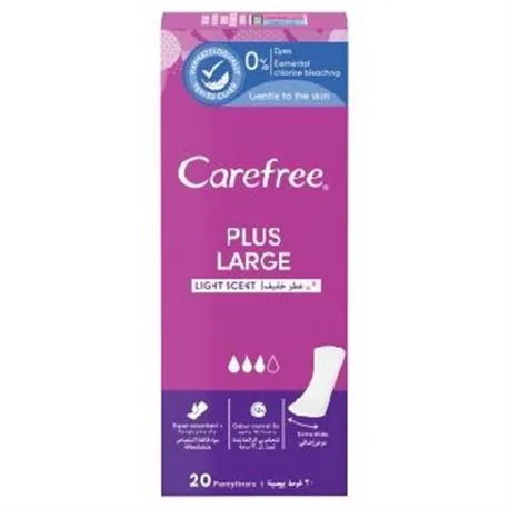 Carefree Plus Large Fresh Wkładki higieniczne 20szt