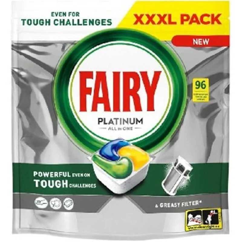 Fairy tabletki do zmywarek All in One Platinum Lemon 96szt