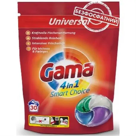 Gama kapsułki do prania Universal 4w1 Smart Choice 30szt