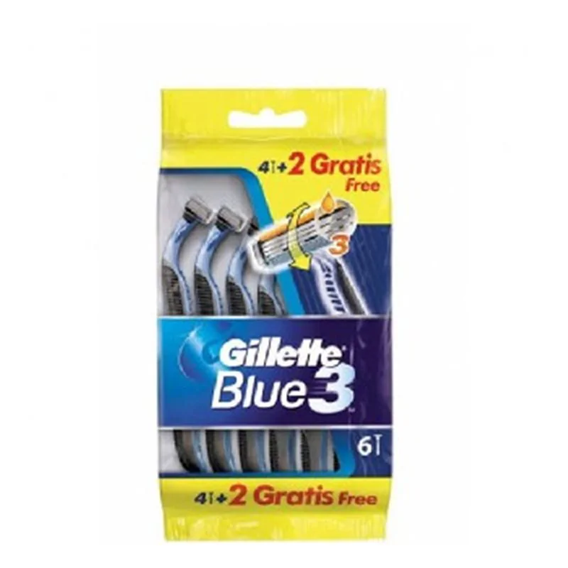 Gillette jednorazówki Blue3 Smooth 4+2szt