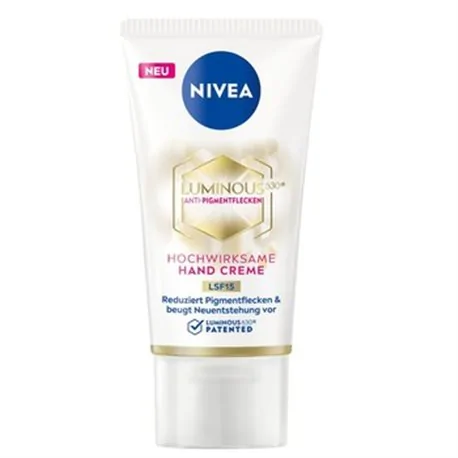 Nivea Luminous krem do rąk przeciw przebarwieniom SPF15 50ml