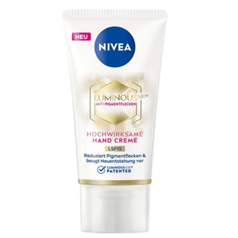 Nivea Luminous krem do rąk przeciw przebarwieniom SPF15 50ml