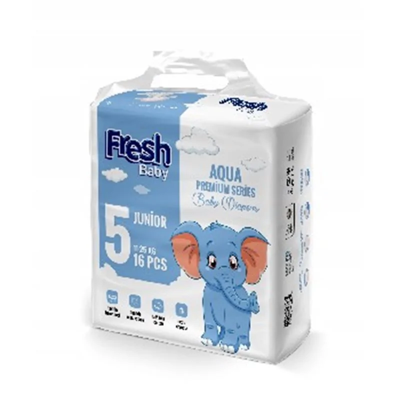 Pieluchy Fresh Baby Aqua Premium 5 Junior 11-25kg 16szt