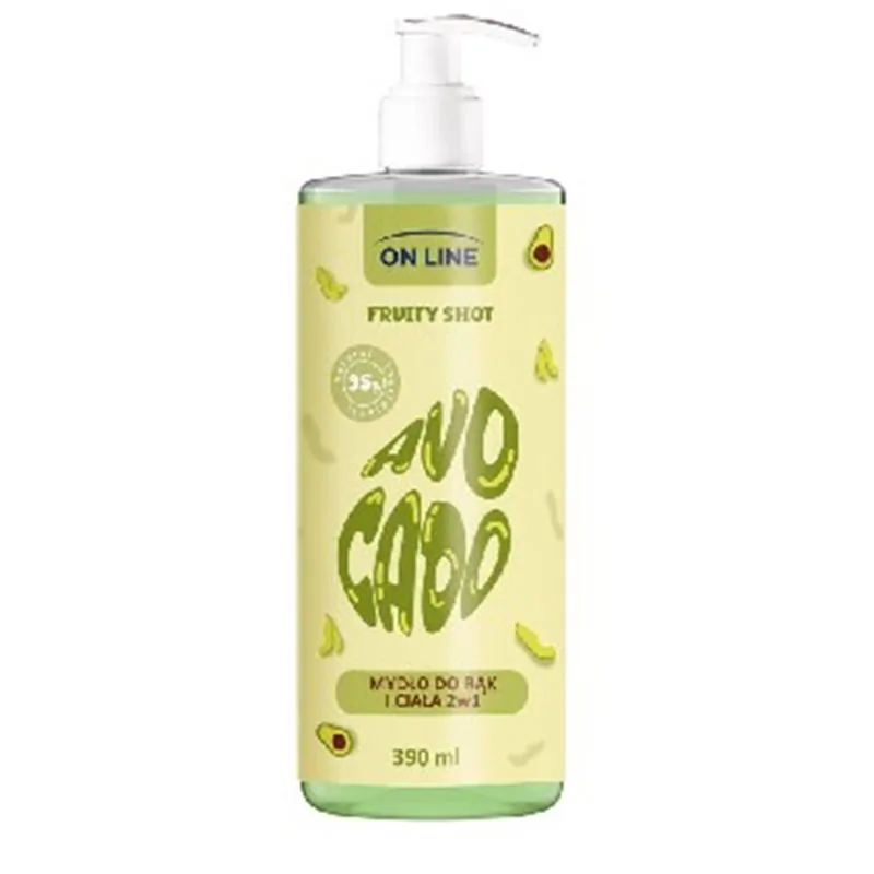 On Line Fruity Shot mydło Avocado 390ml