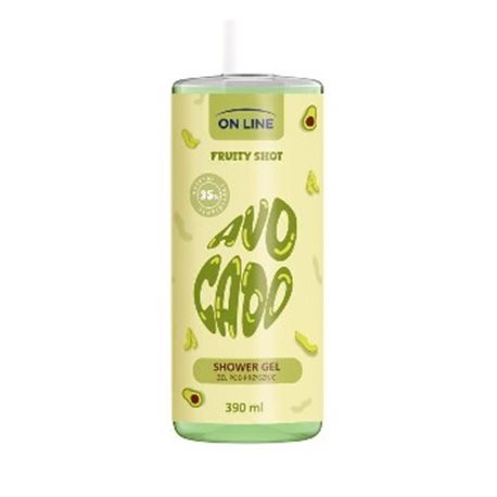 On Line Fruity Shot żel pod prysznic Avocado 390ml