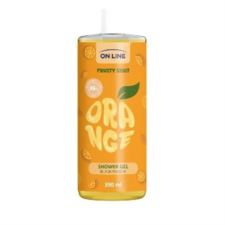 On Line Fruity Shot żel pod prysznic Orange 390ml