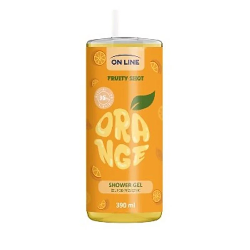 On Line Fruity Shot żel pod prysznic Orange 390ml