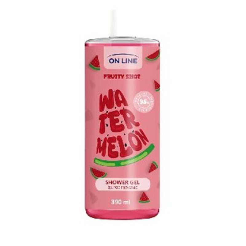 On Line Fruity Shot żel pod prysznic Watermelon 390ml