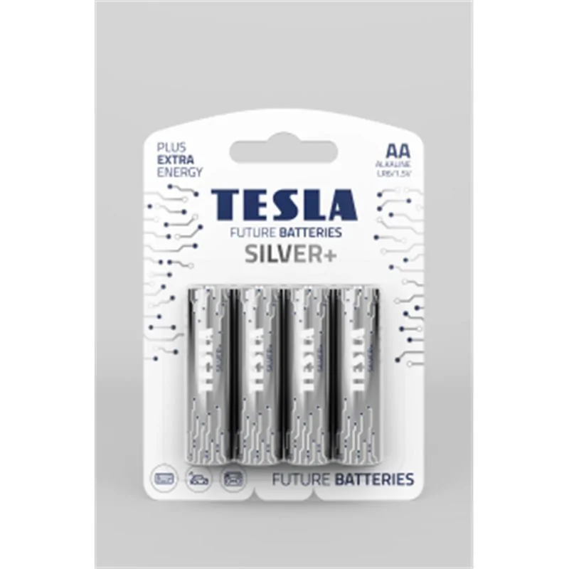 Tesla bateria silver+ LR06 AA 4szt