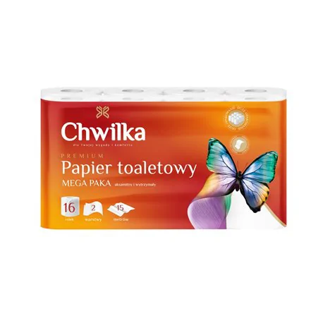 Papier toaletowy Chwilka niebieski 16 rolek