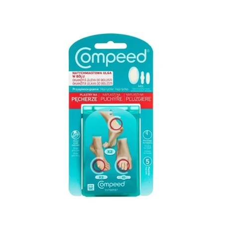 Compeed Plastry na pęcherze mix 5 sztuk