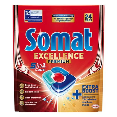 Somat L 5in1 Excellence tabletki do zmywarki 24szt