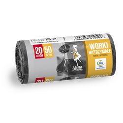 Anna Zaradna worki na śmieci wytrzymałe 20l 50szt