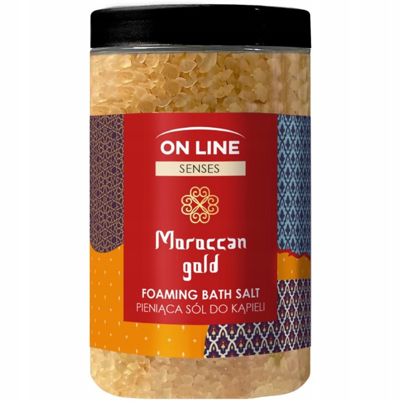 On Line Senses sól pieniąca Moroccan Gold 480g