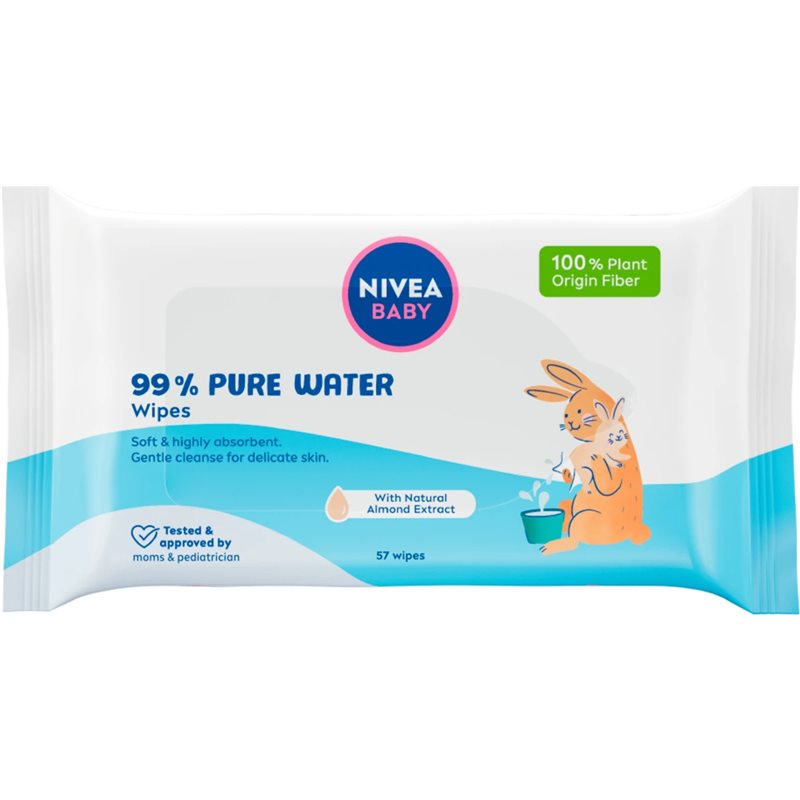 Nivea Baby chusteczki biodegradowalne 99% Pure Water 57szt